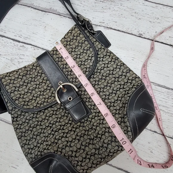 Coach black F3K-6376 Convertible Shoulder Bag Crossbody Purse Bag - Picture 15 of 16